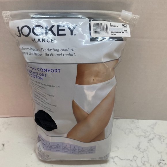 Jockey 100% Cotton Comfort Panty 3 Pack - Picture 2 of 4